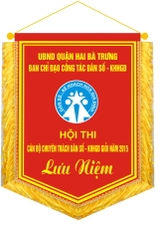 Cờ hội thi cán bộ chuyên trách dân số