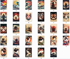 Tranh A4 ảnh ép plastic