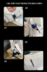 Túi đeo chéo hoạ tiết Nhật siêu hot