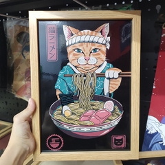 Khung tranh A4 ảnh ép plastic