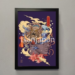 Khung tranh A4 không mặt kính ảnh ép plastic