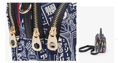 Túi đeo hoạ tiết Nhật xinh xắn vải bố in hình