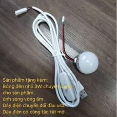 [HOẢ TỐC HCM] Đèn vườn Nhật gốm giả đá 19cm/26cm(Tặng đèn)sản phẩm chỉ ship hoả tốc nội thành