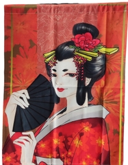 Màn rèm noren Nhật 60x80 1 MẢNH (chưa kèm thanh)