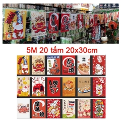 Cờ dây 5m 20 tấm 20x30cm (mã 5m08)