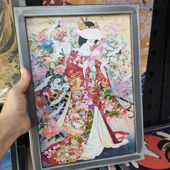 Khung tranh A4 ảnh ép plastic 06