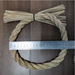 Vòng rơm Shimenawa trang trí Tết Nhật (chỉ vòng rơm)