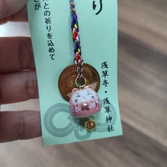 Móc Khóa Mèo 5 Yên May Mắn Nhật