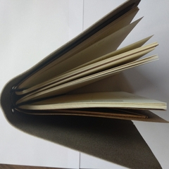 Sổ họa tiết hoa bìa đen