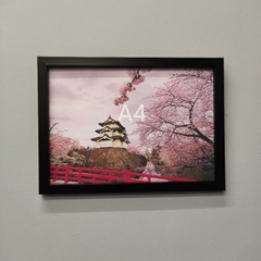 Tranh A4 phong cảnh Nhật khung không kính