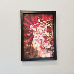 Tranh A4 khung đen không mặt kính