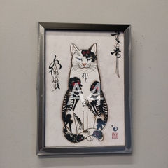 Tranh A4 khung đen không mặt kính