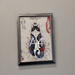 Tranh A4 khung đen không mặt kính