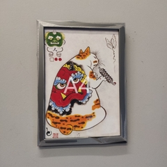 Tranh A4 khung đen không mặt kính