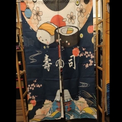 Màn rèm noren Nhật 100x150(chưa kèm thanh)