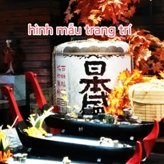 Thùng sake Nhật 26x27cm