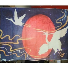 Tranh vải treo tường phong cách Nhật