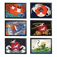 Khung tranh A4 ảnh ép plastic (ko mặt kính)