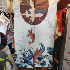 Màn rèm Nhật noren 1mx1m8 (chưa gồm thanh )