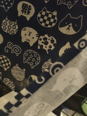 Màn rèm 5 mảnh ngang noren Nhật (Chưa gồm thanh)