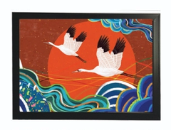 Khung tranh A4 ảnh ép plastic (ko mặt kính)