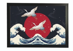 Khung tranh A4 ảnh ép plastic (ko mặt kính)