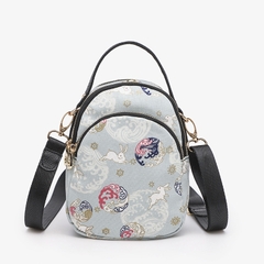 Túi đeo hoạ tiết Nhật xinh xắn vải bố in hình