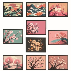 Khung tranh A4 ảnh ép plastic