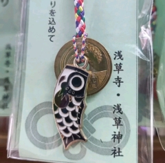 Móc khóa mèo may mắn 5 yên Nhật [5 yên thật]