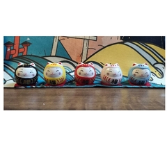 Bộ Mèo Daruma may mắn 5 con