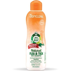 Tropiclean Natural Flea & Tick Maximum Strength Shampoo