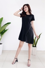 Áo Đầm Xếp Li Tà AD 0620-02