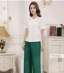 Đồng phục quản lý spa, massage DPSPQL-0001 2 3