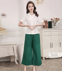 Đồng phục quản lý spa, massage DPSPQL-0001 2 3