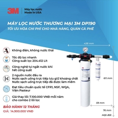 Máy Lọc Nước Uống 3M DP190 Công Suất Lớn Dùng Trong Thương Mại