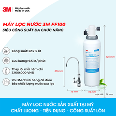 Máy Lọc Nước Uống 3M FF100 - Lắp Dưới Bồn Rửa