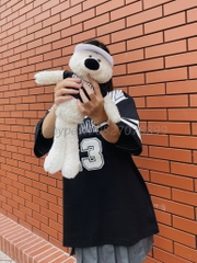 13DE MARZO TEE - Áo Thun Bear Baseball Fan (Đen) Best Quality