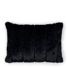 RM Royal Faux Fur Vỏ gối lông cao cấp màu đen 65x45 490130