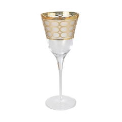 GA Set 2 ly rượu Julia Rosenthal Gold 6614A