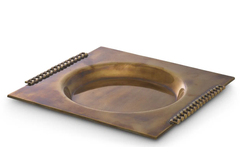 EICHHOLTZ Khay Tray Tamar vintage brass finish 115642
