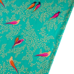 PM Sara Miller Chelsea Table Runner xanh 250*35cm 100% cotton, thiết kế sống động nhập khẩu từ Anh Quốc  SMCG9108-XW