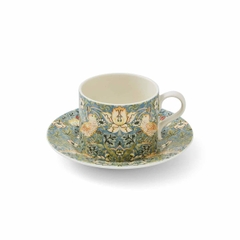 PM MORRIS & CO Bộ chén đĩa lót hoa xanh dương  MCOD8751-XW