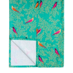 PM Sara Miller Chelsea Table Runner xanh 250*35cm 100% cotton, thiết kế sống động nhập khẩu từ Anh Quốc  SMCG9108-XW
