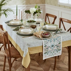 PM Morris & Co Khăn trải bàn 140cm * 180cm Cotton 100% được thiết kế tại Vương quốc Anh MCOQ8962-XW