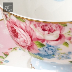 ROSE Bộ chén trà 1 người hoa hồng 1618