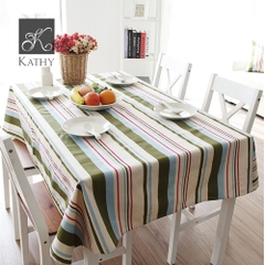 STRIPE Khăn trải bàn sọc xanh 90*140 1965