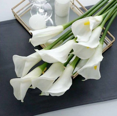 FLOWER Hoa Rum cao su 1b Trắng 6861