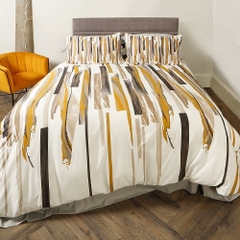 SB Set vỏ chăn gối cao cấp BRUSHSTROKE KING DUVET SET OCHRE3BL164C