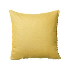RUCHED Vỏ gối nhung 43X43CM OCHRE 3CT810F