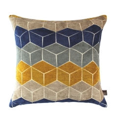 SB Vỏ gối cao cấp LENNOX 43X43CM NAVY/OCHRE 3PT1058A